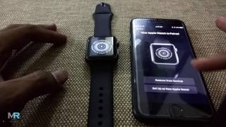 How to pair apple i watch to iphone 7 [upl. by Ettenotna99]