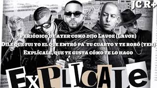 Explicale remix letra  yandel  noriel  bad bunny  cosculluela  brytiago [upl. by Faunia330]