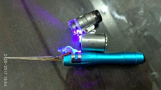 review mini microscope 60x [upl. by Ahcirt]