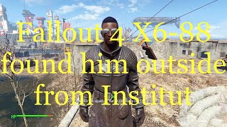 Fallout 4  find X688  Location outside from Institut [upl. by Nakada]