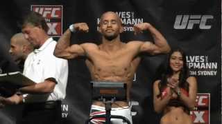 UFC on FX WeighIn Highlight The Flyweights [upl. by Iblehs]