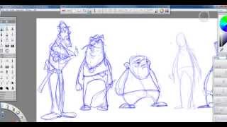 Character Sketching 2 with Phil Dimitriadis [upl. by Amando]