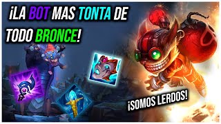 ¡ZIGGS Y VEIGAR LA BOT MAS ROTA DE BRONCE [upl. by Kathryn]