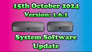 15th October 2024 Version 161  4K Freesat Box System Software Update [upl. by Ogdon]