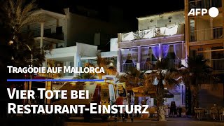 Mallorca Vier Tote bei RestaurantEinsturz  AFP [upl. by Ggerg12]