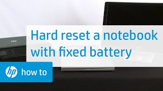 Hard or Force Reset a Fixed Battery  HP Notebooks  HP Support [upl. by Niarbo]