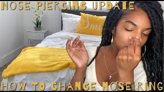 How To Change Your Nose Ring [upl. by Alvis]