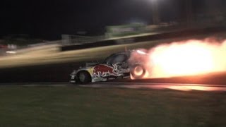 Mad Mike RedBull RX7  Spitting Flames  Team NZ Promo 2012 [upl. by Leora]