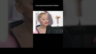 Ariana Grande preparation for Wicked viralvideo fypシ゚ arianagrande fypyoutube wicked singer [upl. by Enylekcaj659]