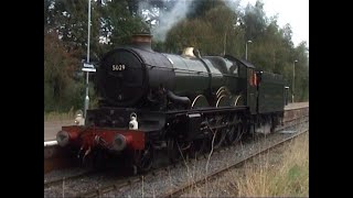 5029 Nunney Castle on route to the NYMR at Battersby [upl. by Odnalro312]