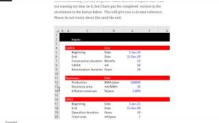 Project Finance Model for Interviews from Hell and AZ Model [upl. by Haym]