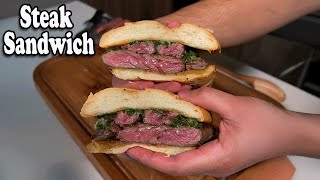 Churrasco Steak Sandwich with Homemade Chimichurri [upl. by Marcela]