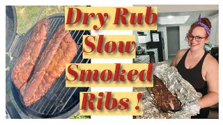 Slow Smoked Dry Rubbed Pork Ribs [upl. by Buke]