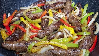 Kofta Fajita Recipe Keto Friendly [upl. by Donaghue]