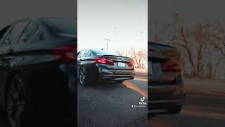 2020 BMW M550i xDrive exhaust [upl. by Anibas41]