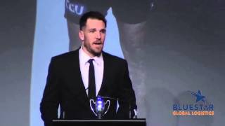 Copeland Trophy Dane Swan wins the Magpie Army Award [upl. by Shani]