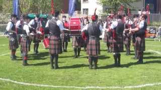 Williamwood Pipe Band at the 2013 British Pipe Band Championships [upl. by Noemad]