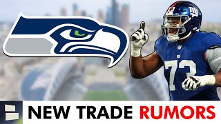 NEW Seattle Seahawks Trade Rumors On Acquiring Former 1st Round Picks Evan Neal amp Tyree Wilson [upl. by Anaila]