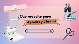 ¿Qué material y maquinas necesito para hacer Agendas y Libretas [upl. by Mori]