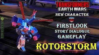 ROTORSTORM  Transformers Earth Wars  New Autobot Helicopter [upl. by Delly]