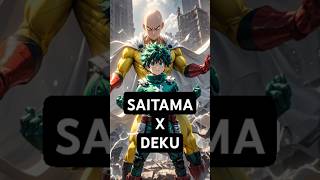 quotDeku x Saitama Ultimate Hero Hybrid in a Ruined Cityquotshorts [upl. by Eelrebmyk]