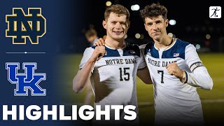 Notre Dame vs Kentucky  NCAA College Cup Soccer Championship  Highlights  November 19 2023 [upl. by Venator]