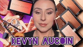 NEW KEVYN AUCOIN MAKEUP UNBOXING  FIRST IMPRESSIONS [upl. by Phebe]