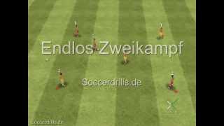 Fußballtraining  Endloser Zweikampf [upl. by Nessnaj]