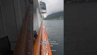 Nordfjordeid anyone norwegianfjords norway cruise vikingship msc msceuribia [upl. by Hennessy]