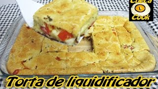 Torta de liquidificador com presunto e queijo [upl. by Adam]