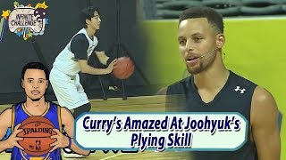 Stephen Curry X MUDO Currys Amazed At Joohyuks Playing Skill 20170805 [upl. by Ajtak]