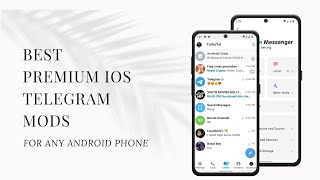 Premium ios Telegram Mods For Any Android Phone  ios Style Telegram Mods For Any Android [upl. by Claudian756]