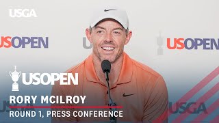 Rory McIlroy 2024 US Open Press Conference  Round 1 [upl. by Honan]