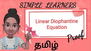 Linear Diophantine Equation in Tamil [upl. by Sharpe]