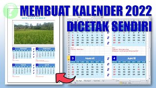 Cara Membuat Kalender Sendiri [upl. by Liakim396]