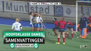 Livera Hoofdklasse Dames Samenvattingen Speelronde 16 [upl. by Nirra]