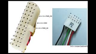 HP EliteDesk 800 G1 Big Tower TWR Power Supply ATX 24Pin to Small HP 6Pin  DIY [upl. by Rudwik734]