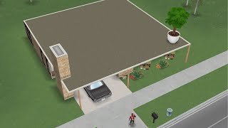 Sims Freeplay Midcentury Modern House [upl. by Oicafinob]