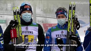 Aleksandr Bolshunov VS Joni Mäki  Finnish team thoughts after race [upl. by Klemm]