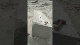 granite stone cutting video granite video [upl. by Valencia]