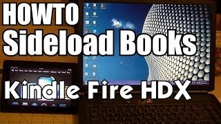 Sideload Books Kindle Fire HD and HDX  Tips and Tricks  HOWTO [upl. by Ecire]