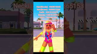 Barbie outfit codes Roblox Berry Avenue Bloxburg Brookhaven barbie berryavenue bloxburg outfit [upl. by Ketchan]