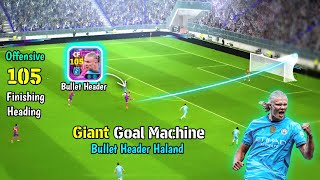 The Erlinator 🗿🔥 Bullet Header Haaland is a Goal Machine ☠️🔥 Bullet Header Haaland Review eFootball [upl. by Alraep]