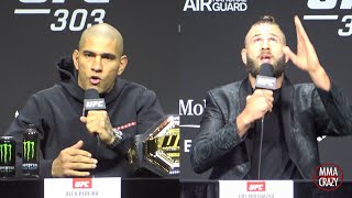 Alex Pereira vs Jiri Prochazka 2 Press Conference Highlights UFC 303 [upl. by Khoury]