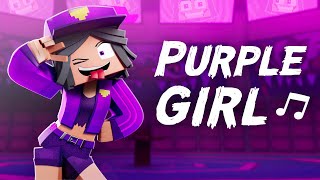 quotPurple Girlquot Im Psycho VERSION B  Minecraft Animation Music Video [upl. by Alben]