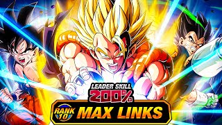 NEW BEST UNIT IN DOKKAN HISTORY ALREADY LEVEL 10 LINKS 100 EZA LR TEQ SSJ GOGETA Dokkan Battle [upl. by Akihsat]