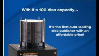 Aleratec DVDCD RoboRacer LS Duplex part  280111 LightScribe DVD Auto Duplicator [upl. by Rozele]