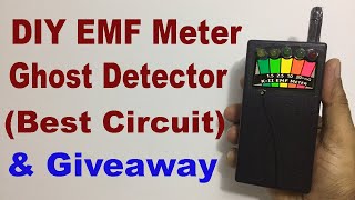 How To Make EMF Meter At Home  Electromagnetic Field Radiation Detector  DIY EMF Ghost Detector [upl. by Eltotsira]