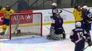 SlovakiaSweden 15  2012 IIHF Ice Hockey Womens World Championship [upl. by Wsan]