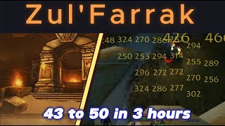 Hunter Solo ZulFarrak I 300k xp per hour 80 mobs I 10minrun Classic SoD [upl. by Wurster]